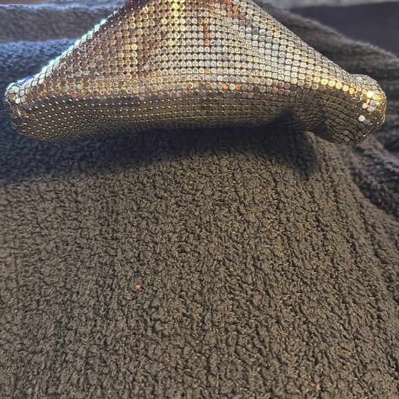 WHITING & DAVIS mesh clutch evening bag 🐈‍⬛